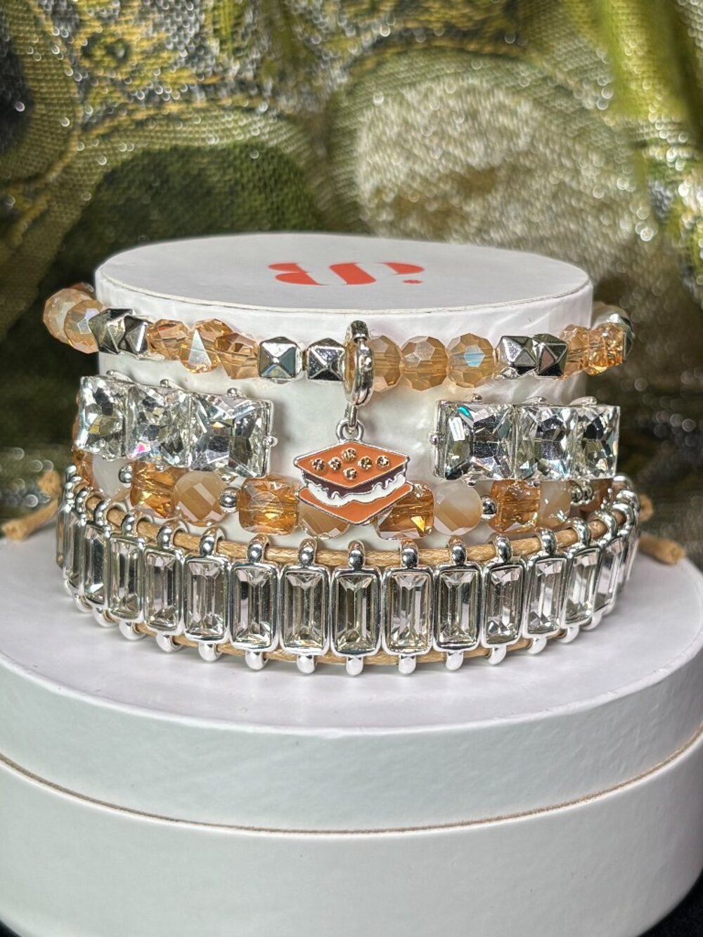Bomb Party "There's S'more Where That Came From" Summer Stacks 4 Bracelet Stack